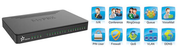 Centralino virtuale IPPBX asterisk Yeastar Mypbx Standard IPPBX Asterisk